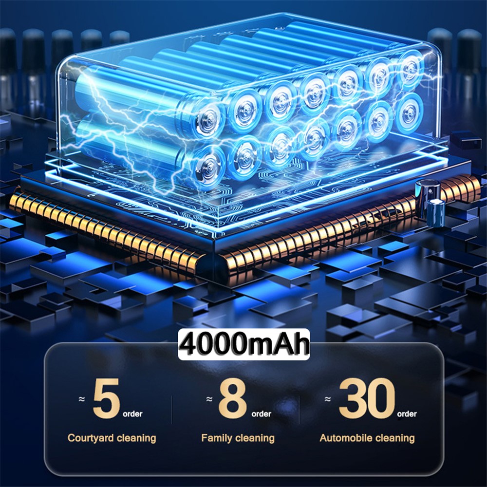 SUITU ST-6673 Wireless Vacuum Cleaner Rechargeable Car Home Cleaning ABS Handheld Vacuum Cleaner