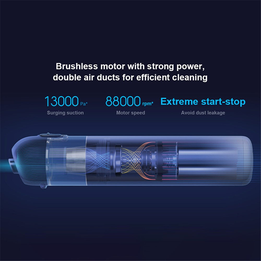 XIAOMI MIJIA Cordless Vacuum Cleaner 13000Pa Strong Suction Portable Cleaning Tool for Car Home