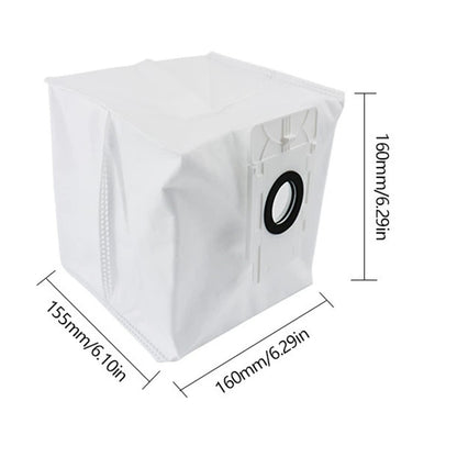 For 360 Robot Vacuum Cleaner S8 Plus / S8 Dust Bag Replacement Non Woven Fabric Dust Collection Bag, White Board