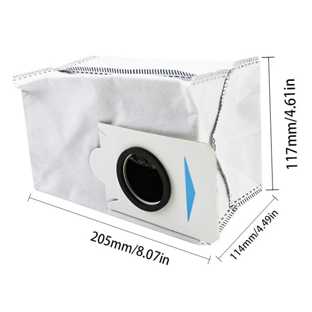 For Ecovacs Deebot X2 Combo Vacuum Cleaner Antibacterial Activated Carbon Dust Bag Non Woven Fabric Dust Collection Bag