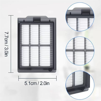 For iRobot Roomba Plus 505 Combo / 405 Combo Replacement Filter Air Purification Dust Removal Part