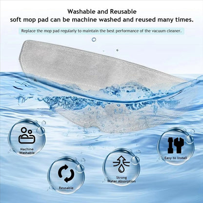 For Roborock Q7 M5 / Q7 M5+ / Q7 TF / Q7 TF+ Mop Cloth Vacuum Cleaner Dust Removal Floor Cleaning Pad