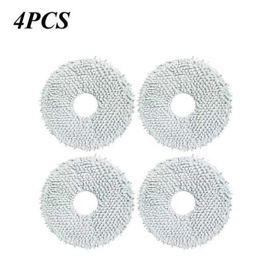 4Pcs Replacement Mop Pad for Xiaomi Robot Vacuum X10+ / X20+ / X10 / X20 Floor Cleaning Accessories