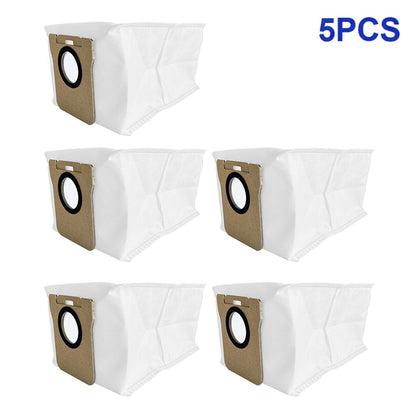5Pcs Replacement Dust Bags for Dreame S10 / S10 Pro / X10 / Roborock P10 / P10 Pro Robot Vacuum Cleaner