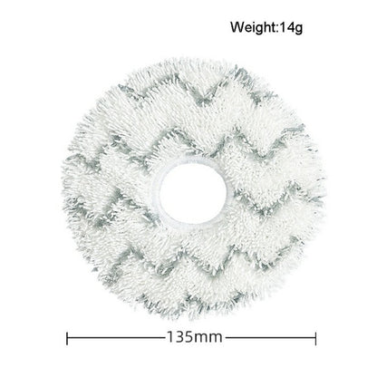 17Pcs / Set For Ecovacs DEEBOT X1 ONMI  /  X1 TURBO Main Brush Side Brush Filter Dust Bag Mop Cloth Vacuum Cleaner Accessories