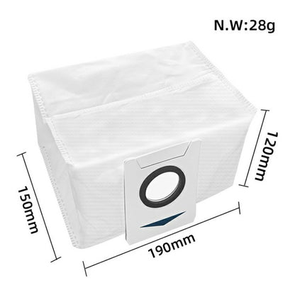 17Pcs / Set For Ecovacs DEEBOT X1 ONMI  /  X1 TURBO Main Brush Side Brush Filter Dust Bag Mop Cloth Vacuum Cleaner Accessories