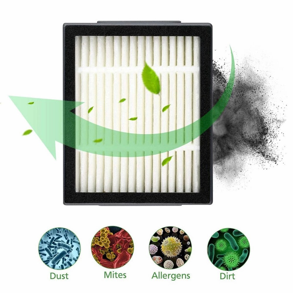 8Pcs Replacement Parts for iRobot Roomba i3  /  i4  /  i6  /  i7  /  E5  /  E6 Main Brush + Side Brush + Filter Set