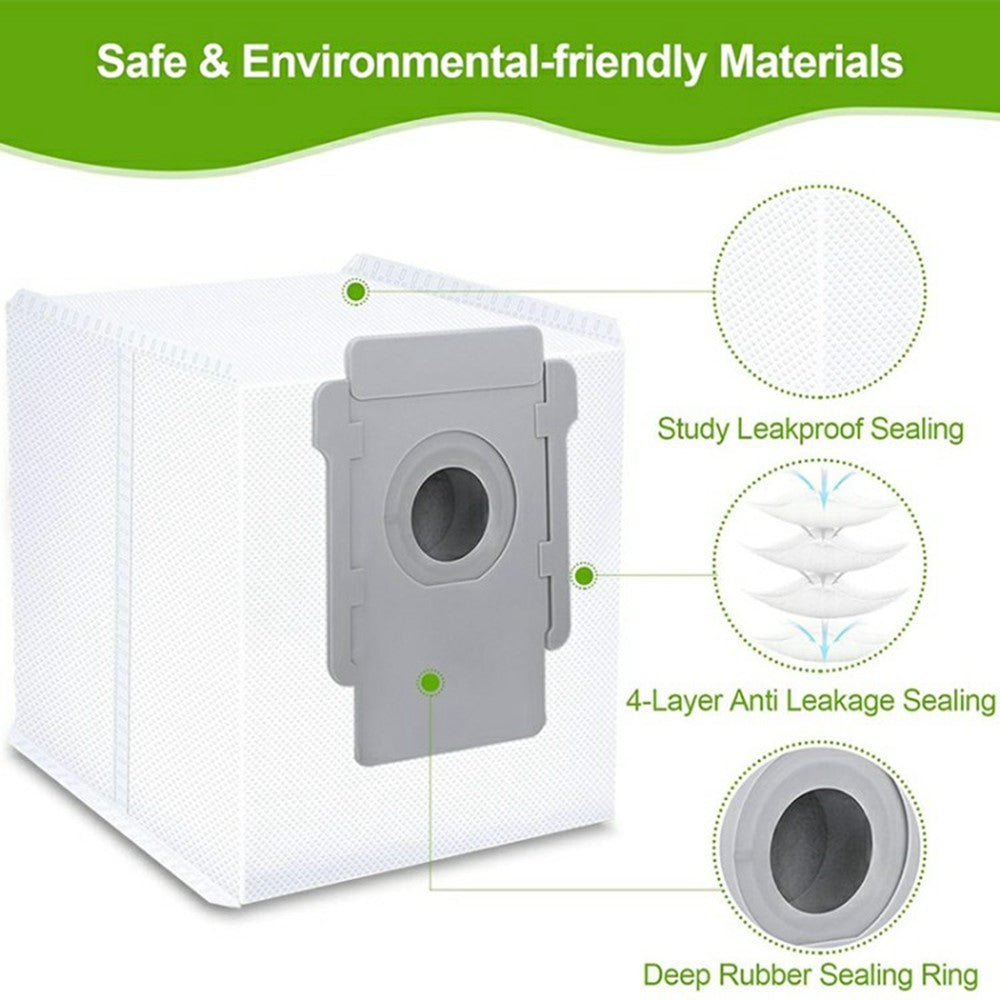 9Pcs Replacement Parts Set for iRobot Roomba i3  /  i4  /  i6  /  i7  /  E5  /  E6 with Dust Bag Main Brush Side Brush Filter