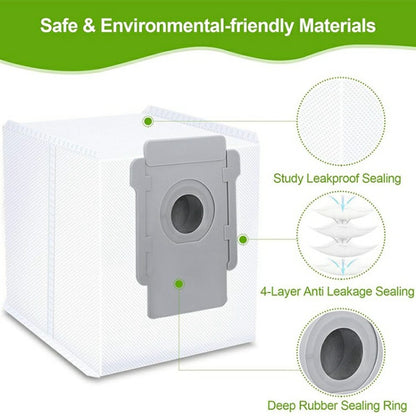 9Pcs Replacement Parts Set for iRobot Roomba i3  /  i4  /  i6  /  i7  /  E5  /  E6 with Dust Bag Main Brush Side Brush Filter