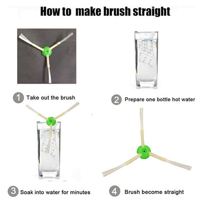 9Pcs Replacement Parts Set for iRobot Roomba i3  /  i4  /  i6  /  i7  /  E5  /  E6 with Dust Bag Main Brush Side Brush Filter