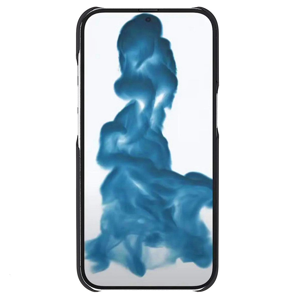 For iPhone 14 Plus 6.7 inch Rubberized Hard PC Case Glossy Surface Shockproof Non-Slip Protective Cover