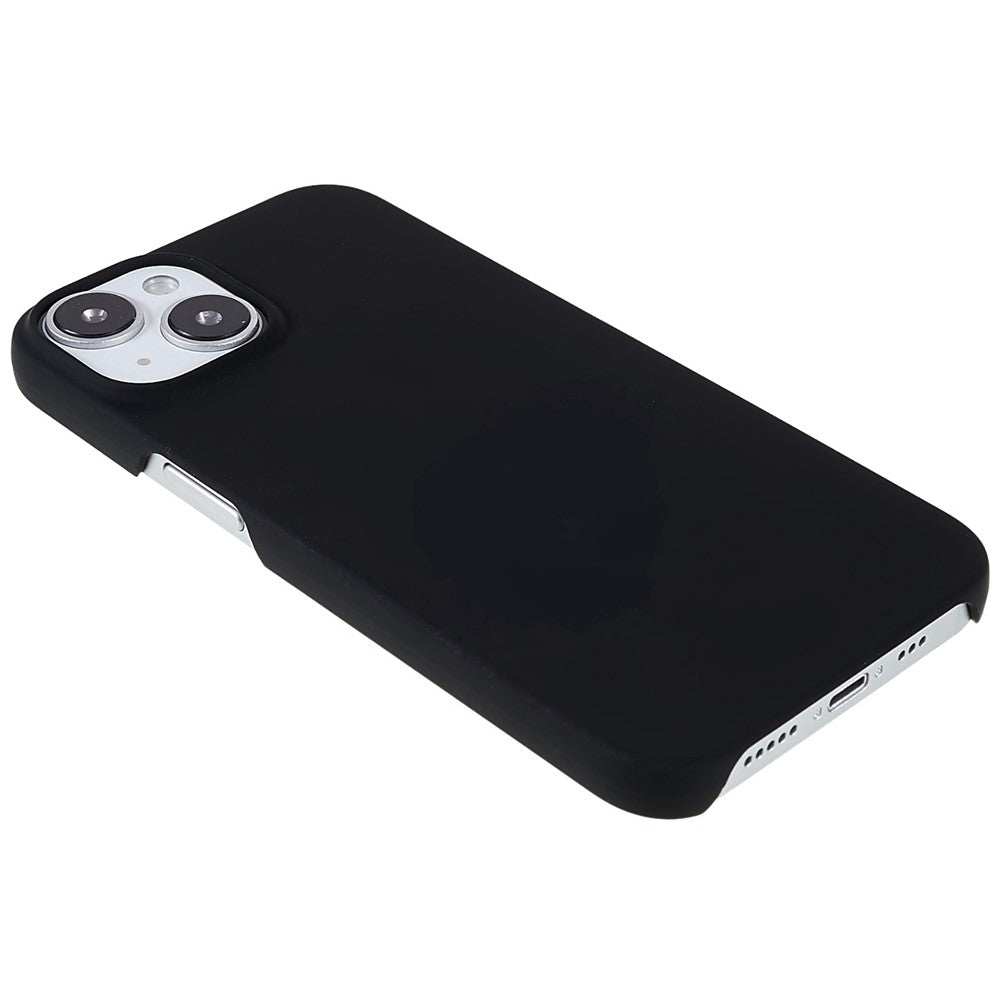 For iPhone 14 Plus 6.7 inch Rubberized Hard PC Case Glossy Surface Shockproof Non-Slip Protective Cover