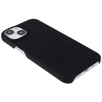 For iPhone 14 Plus 6.7 inch Rubberized Hard PC Case Glossy Surface Shockproof Non-Slip Protective Cover
