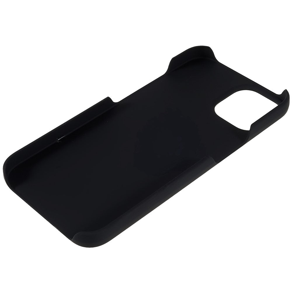 For iPhone 14 Plus 6.7 inch Rubberized Hard PC Case Glossy Surface Shockproof Non-Slip Protective Cover