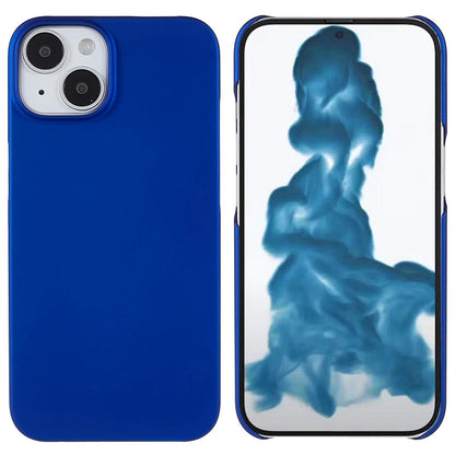 For iPhone 14 Plus 6.7 inch Rubberized Hard PC Case Glossy Surface Shockproof Non-Slip Protective Cover