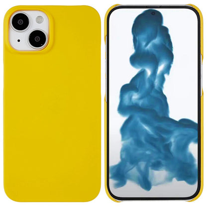 For iPhone 14 Plus 6.7 inch Rubberized Hard PC Case Glossy Surface Shockproof Non-Slip Protective Cover