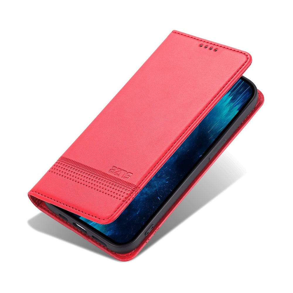 AZNS For iPhone 14 Pro Max 6.7 inch Full Protection PU Leather Magnetic Closure Phone Case Wallet Stand Anti-scratch Flip Cover