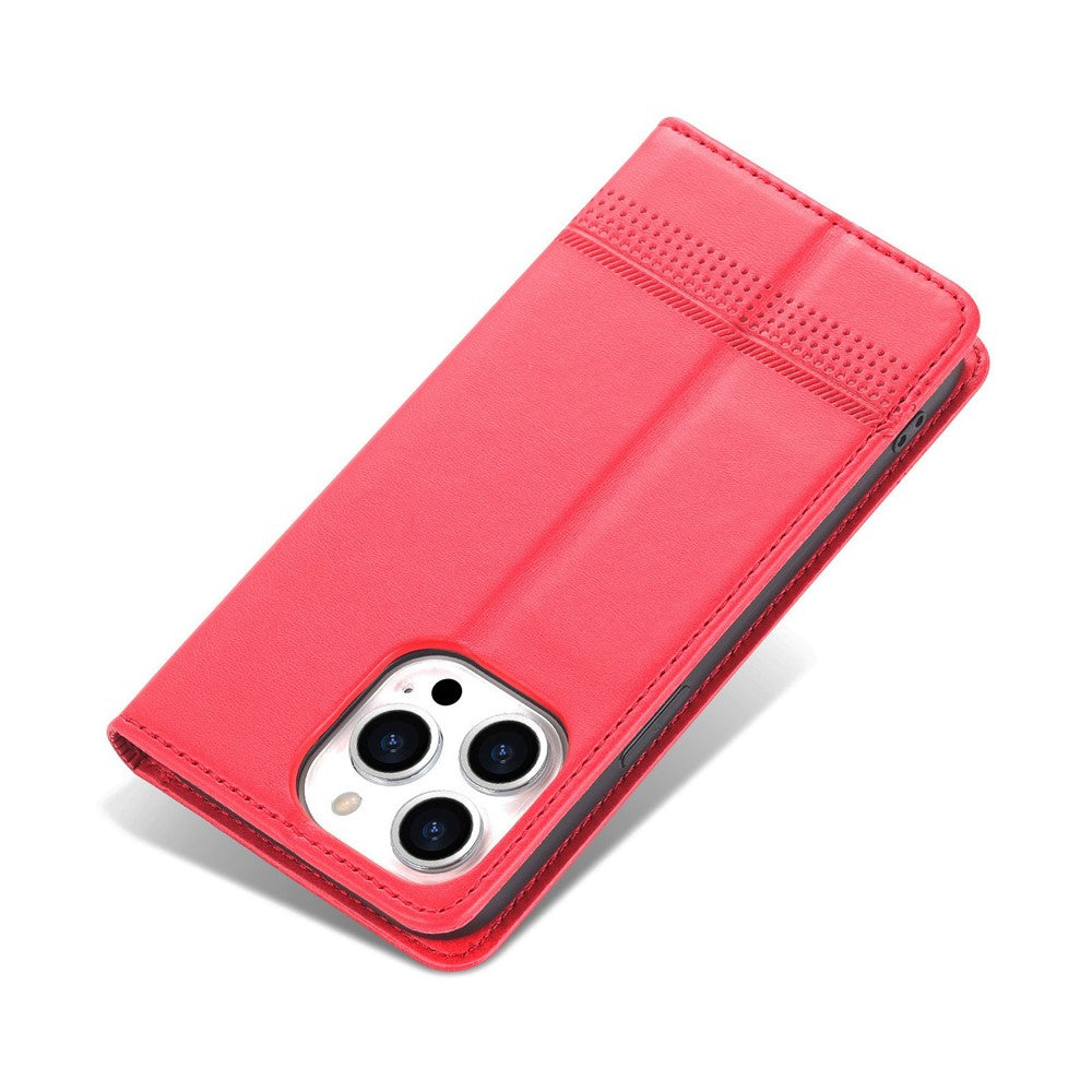 AZNS For iPhone 14 Pro Max 6.7 inch Full Protection PU Leather Magnetic Closure Phone Case Wallet Stand Anti-scratch Flip Cover