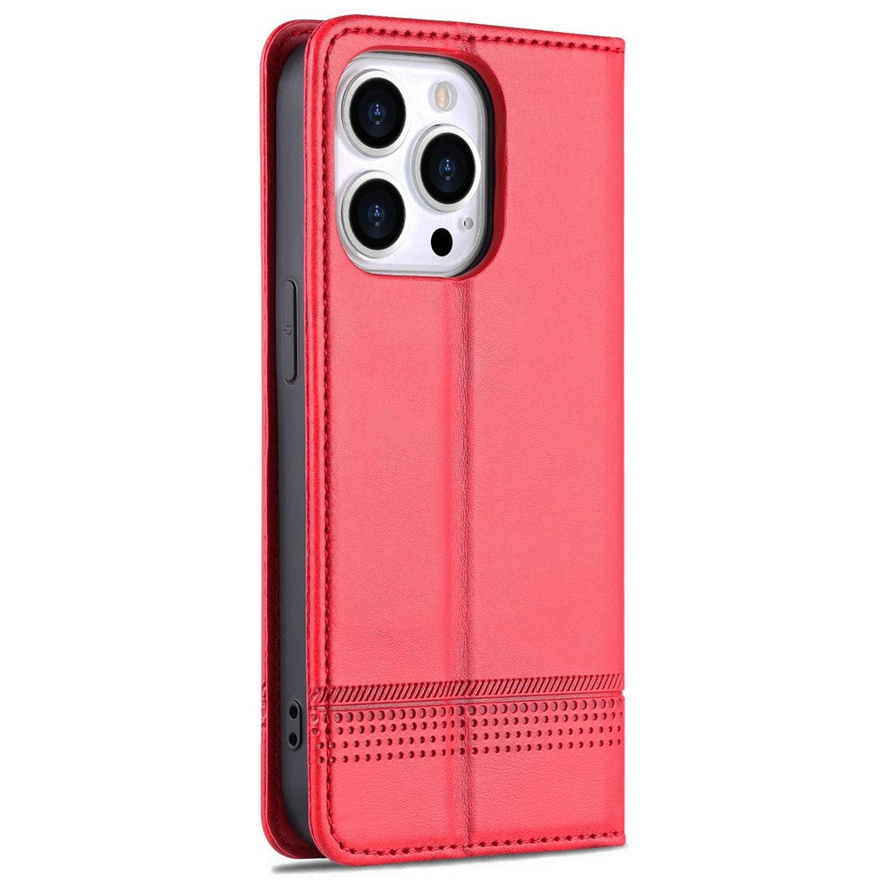 AZNS For iPhone 14 Pro Max 6.7 inch Full Protection PU Leather Magnetic Closure Phone Case Wallet Stand Anti-scratch Flip Cover