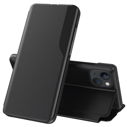 For iPhone 14 Phone Case Folio Flip PU Leather Stand Cover