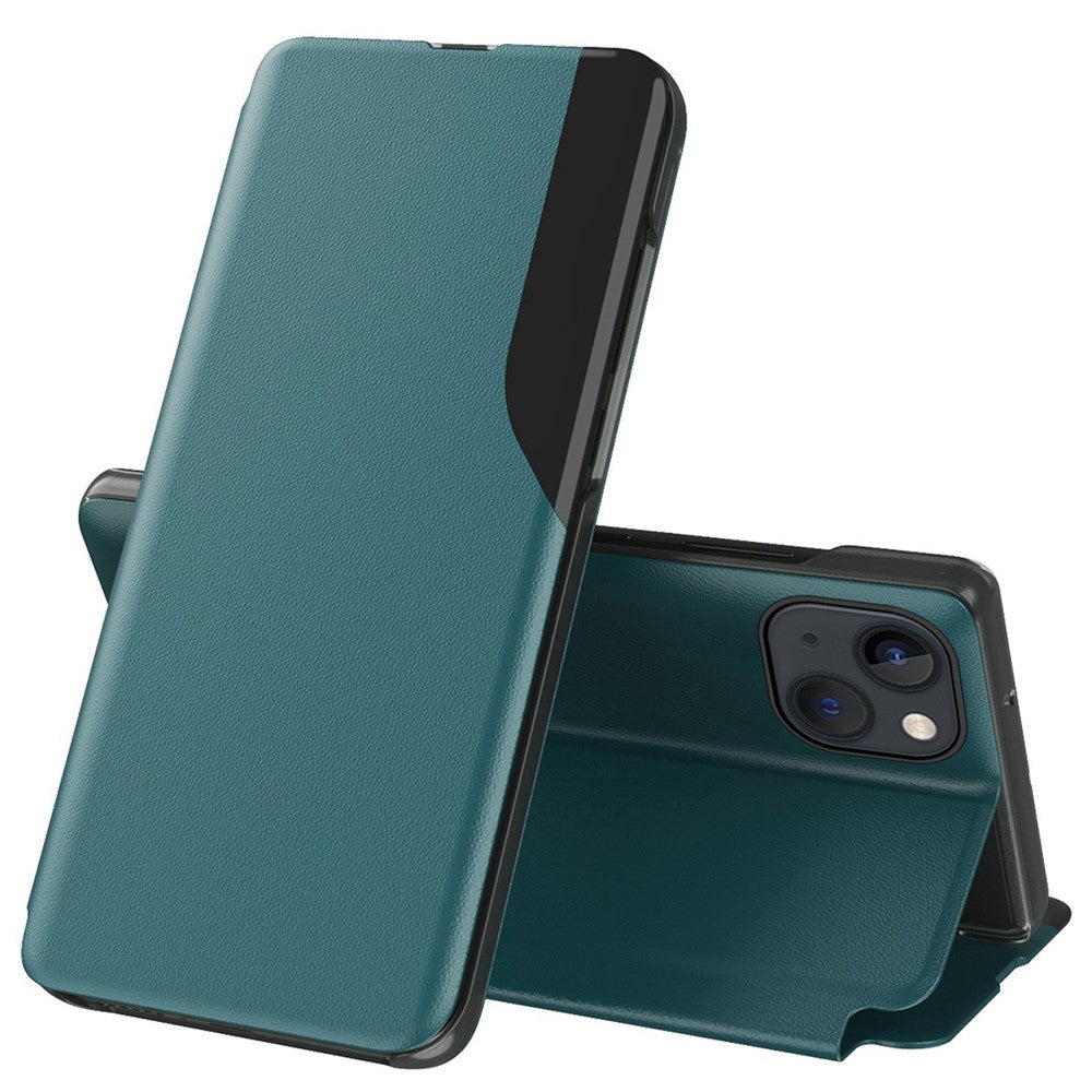 For iPhone 14 Phone Case Folio Flip PU Leather Stand Cover