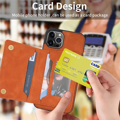 Anti-drop Phone Wallet Case for iPhone 14 Pro Max 6.7 inch, PU Leather Coated TPU Back Cover with Zipper Pocket Card Holder Kickstand