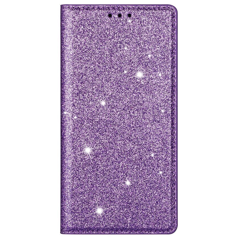 For iPhone 14 Pro Max 6.7 inch Glitter Sequins Full Protection Stand Card Holder PU Leather Protective Phone Case Cover