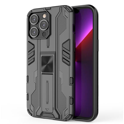 For iPhone 14 Pro Max 6.7 inch Camera Protection Phone Case Kickstand Hybrid Hard PC Soft TPU Drop Protection Anti-Fall Cover
