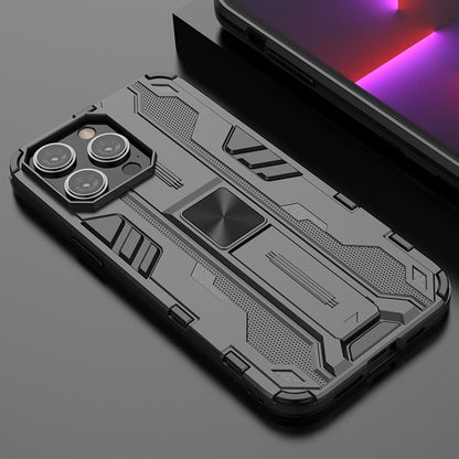 For iPhone 14 Pro Max 6.7 inch Camera Protection Phone Case Kickstand Hybrid Hard PC Soft TPU Drop Protection Anti-Fall Cover