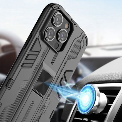 For iPhone 14 Pro Max 6.7 inch Camera Protection Phone Case Kickstand Hybrid Hard PC Soft TPU Drop Protection Anti-Fall Cover