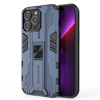 For iPhone 14 Pro Max 6.7 inch Camera Protection Phone Case Kickstand Hybrid Hard PC Soft TPU Drop Protection Anti-Fall Cover