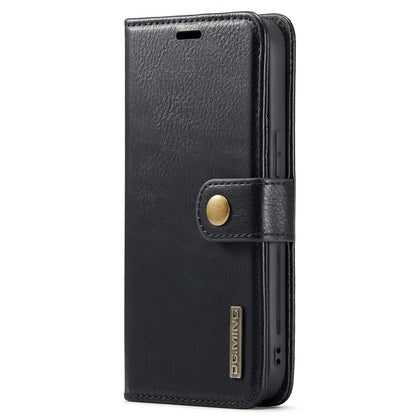 DG.MING For iPhone 14 Plus 6.7 inch Split Leather Magnetic Detachable Flip Case Stand Feature Purse Protection Wallet Cover