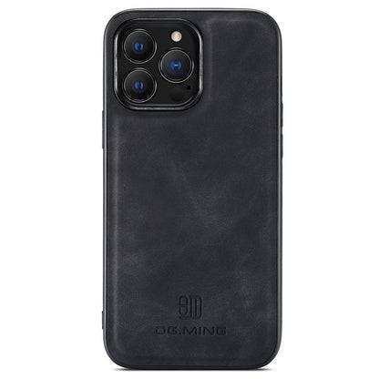 DG.MING M1 Series For iPhone 14 Pro Max 6.7 inch Anti-drop Detachable Magnetic 2-in-1 Wallet PC+TPU+PU Leather Wear-resistant Phone Case