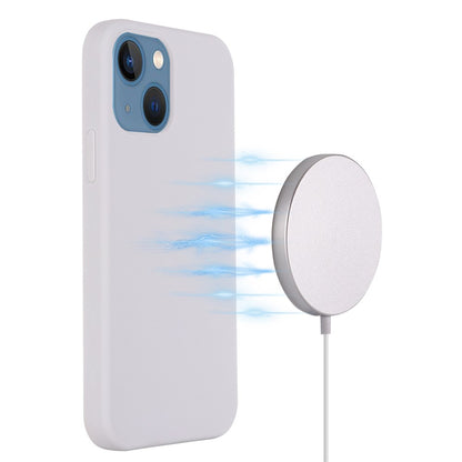 For iPhone 14 6.1 inch Compatible with MagSafe Wireless Charging Phone Case Soft Anti-scratch Silicone Cover