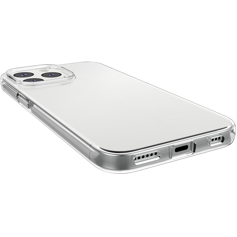 For iPhone 14 Pro Max 6.7 inch 2.5D Arc Edge Tempered Glass Screen Protector+TPU Anti-scratch Cell Phone Covering Shell