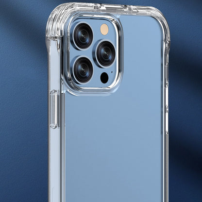 For iPhone 14 Pro Max 6.7 inch Anti-scratch Plastic TPU Phone Case Clear Concealed Kickstand Phone Shell Compatible with MagSafe