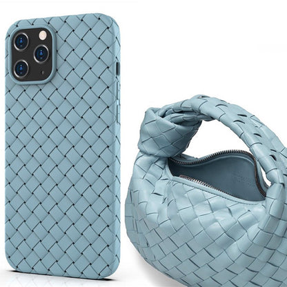 For iPhone 14 Pro Max 6.7 inch Woven Texture TPU Phone Case Heat Dissipation Phone Protective Cover