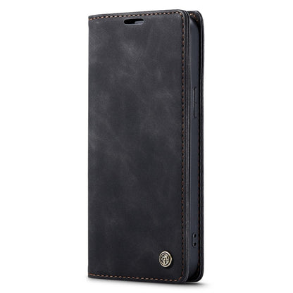 CASEME 013 Series for iPhone 14 Plus 6.7 inch  Shockproof Flip Case Anti-wear PU Leather Wallet Cover Stand Magnetic Auto-absorbed Shell