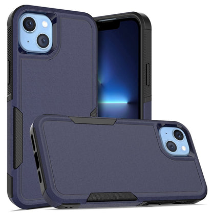 For iPhone 14 Plus 6.7 inch Phone Case Shell Anti-fingerprint Hard PC+TPU Mobile Phone Cover