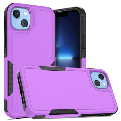 For iPhone 14 Plus 6.7 inch Phone Case Shell Anti-fingerprint Hard PC+TPU Mobile Phone Cover
