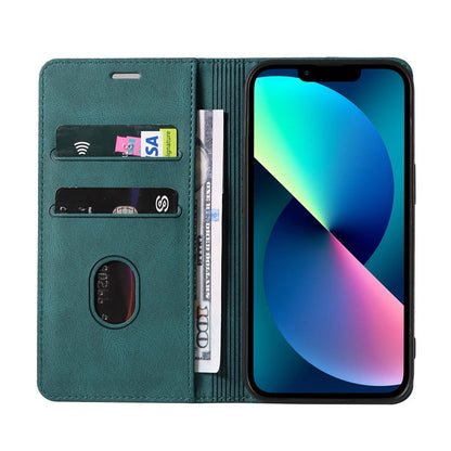 For iPhone 14 Pro Max 6.7 inch Drop-proof Phone Case Anti-scratch Magnetic PU Leather Flip Wallet Cover Stand with Wristband