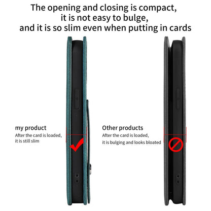 For iPhone 14 Pro Max 6.7 inch Drop-proof Phone Case Anti-scratch Magnetic PU Leather Flip Wallet Cover Stand with Wristband