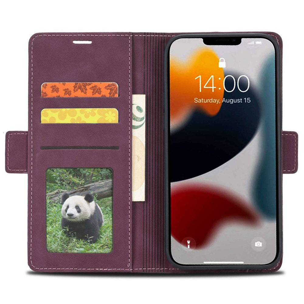 FORWENW F3-Series For iPhone 14 Pro Max 6.7 inch Wallet PU Leather + TPU Case Anti-scratch Phone Cover with Stand