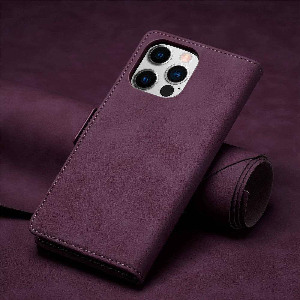FORWENW F3-Series For iPhone 14 Pro Max 6.7 inch Wallet PU Leather + TPU Case Anti-scratch Phone Cover with Stand