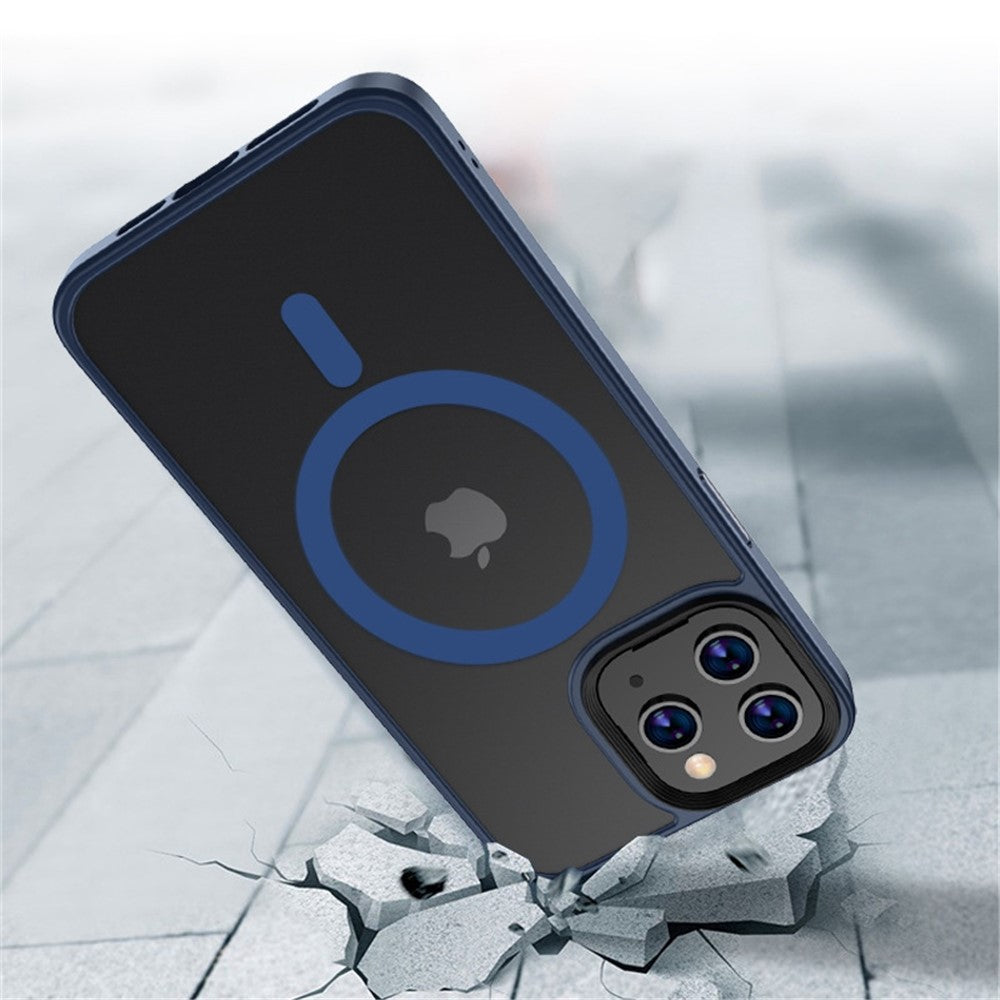 For iPhone 14 Pro Max 6.7 inch Compatible with Magsafe Charging TPU + PC Anti-drop Case Matte Finish Phone Cover