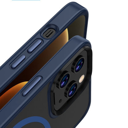 For iPhone 14 Pro Max 6.7 inch Compatible with Magsafe Charging TPU + PC Anti-drop Case Matte Finish Phone Cover