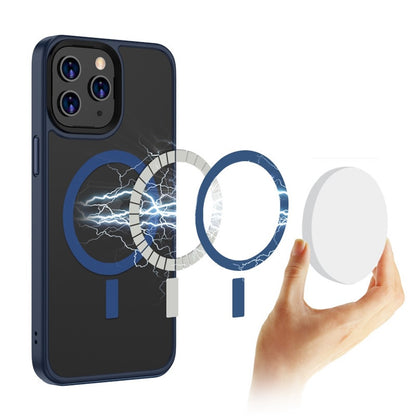 For iPhone 14 Pro Max 6.7 inch Compatible with Magsafe Charging TPU + PC Anti-drop Case Matte Finish Phone Cover