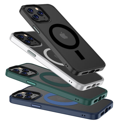For iPhone 14 Pro Max 6.7 inch Compatible with Magsafe Charging TPU + PC Anti-drop Case Matte Finish Phone Cover