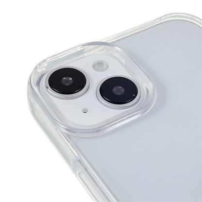 For iPhone 14 6.1 inch TPU+Acrylic Transparent Back Cover Shockproof Phone Case with Adjustable Lanyard