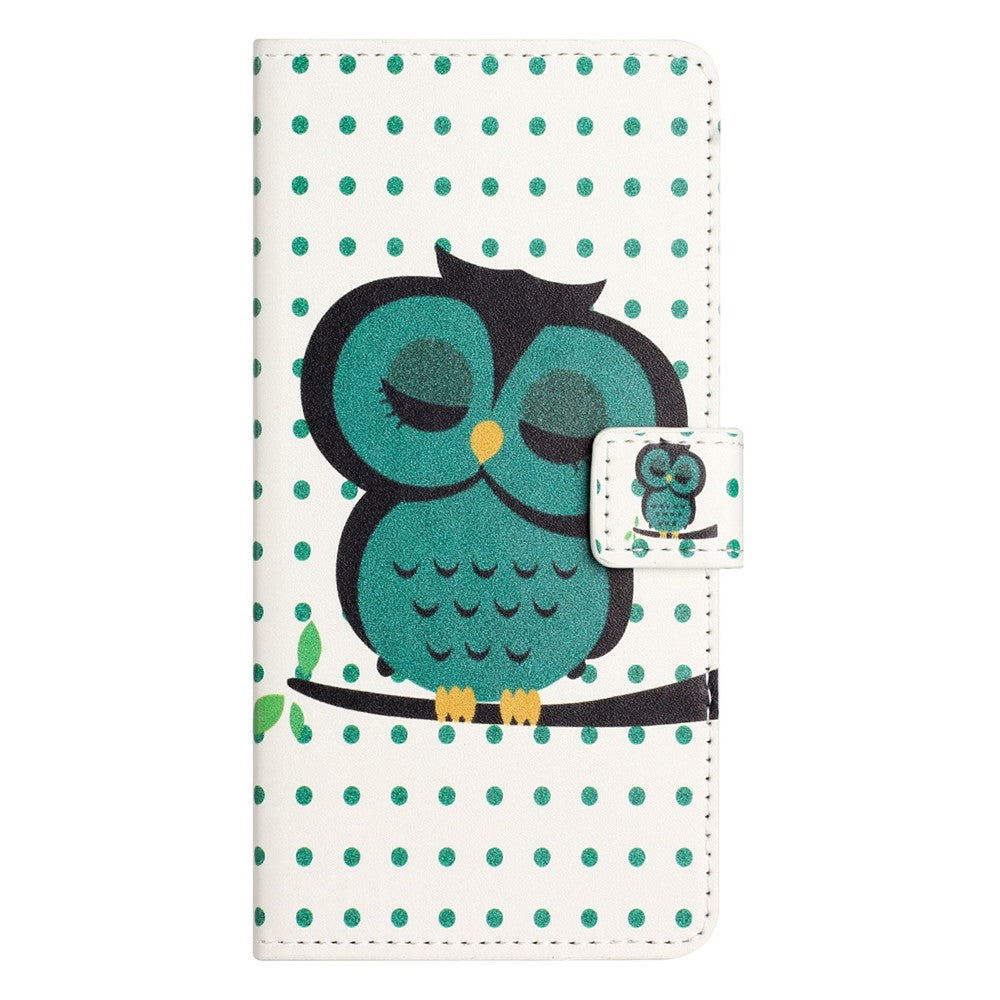For iPhone 14 Pro Max 6.7 inch Pattern Printing Wallet Case PU Leather Stand Magnetic Closure Folio Flip Cover
